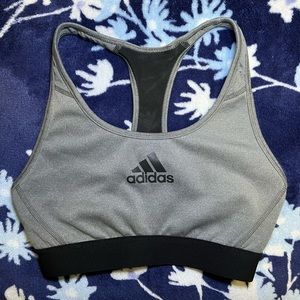 Adidas Don’t Rest Alphaskin Grey/Gray Sports Bra in Size XS